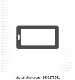 the tablet icon . Lorem Ipsum Illustration design