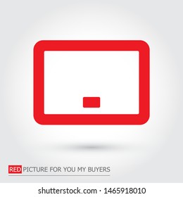 the tablet icon . Lorem Ipsum Illustration design