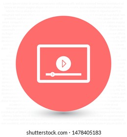 the tablet icon . Lorem Ipsum Illustration design