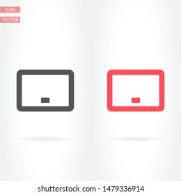the tablet icon . Lorem Ipsum Illustration design
