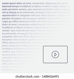 the tablet icon . Lorem Ipsum Illustration design