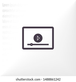 the tablet icon . Lorem Ipsum Illustration design
