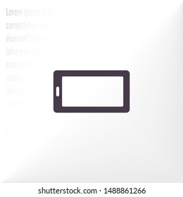 the tablet icon . Lorem Ipsum Illustration design