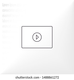 the tablet icon . Lorem Ipsum Illustration design