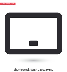 the tablet icon . Lorem Ipsum Illustration design