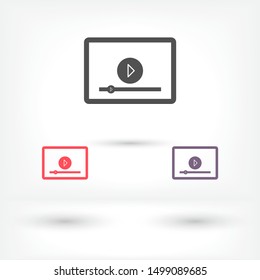 the tablet icon . Lorem Ipsum Illustration design