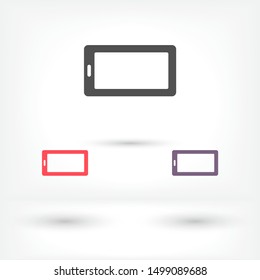 the tablet icon . Lorem Ipsum Illustration design