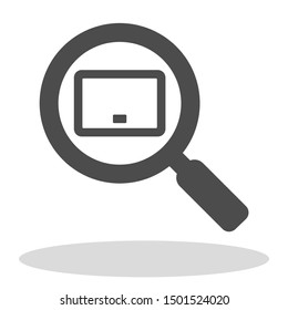 the tablet icon . Lorem Ipsum Illustration design