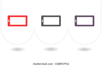 the tablet icon . Lorem Ipsum Illustration design