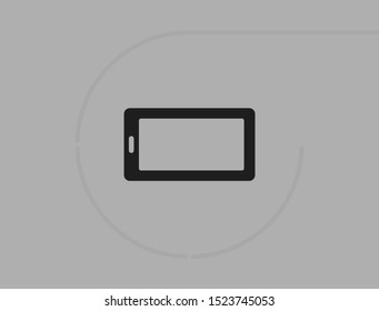 the tablet icon . Lorem Ipsum Illustration design