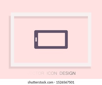 the tablet icon . Lorem Ipsum Illustration design