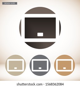 the tablet icon . Lorem Ipsum Illustration design