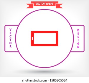 the tablet icon . Lorem Ipsum Illustration design