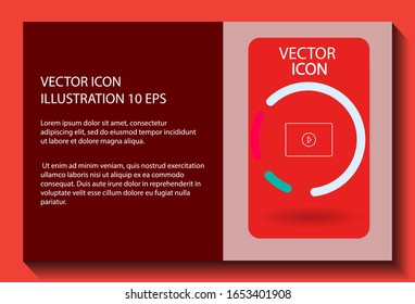 el icono de tableta . Diseño de ilustración de Lorem Ipsum