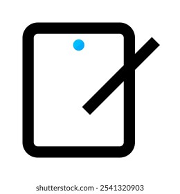 Tablet icon. tablet, móvel, gadget, smartphone, dispositivo, tela, tela, touchscreen, negócios, tecnologia. Ilustração de ícone de vetor