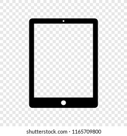 Tablet icon on transparent background