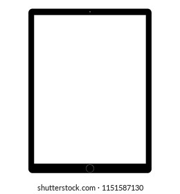 Tablet icon on white background