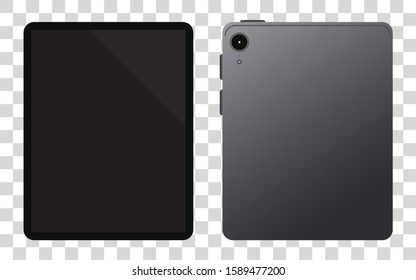 Tablet icon on a white background for mockup. vector illustration elements
