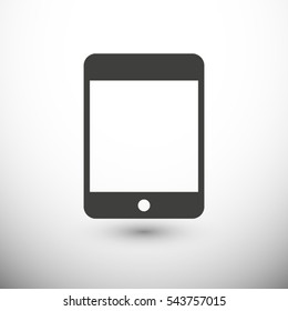 Tablet icon. One of set web icons