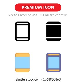 paquete de iconos del comprimido aislado en el fondo blanco. para el diseño de su sitio web, logotipo, aplicación, interfaz de usuario. Ilustración gráfica vectorial y trazo editable. EPS 10.