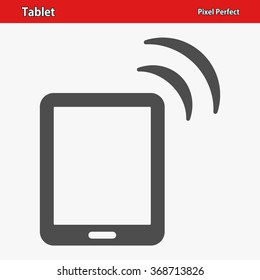 Tablet Icon. Professional, pixel perfect icons optimized for both large and small resolutions. EPS 8 format.