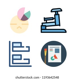 tablet icon set. vector set about graphic, bar chart, stapple and graphic design icons set.