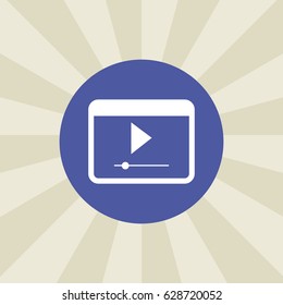 tablet icon. sign design. background
