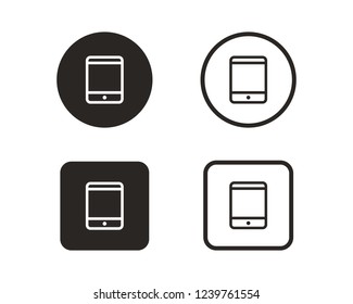 Tablet icon sign symbol