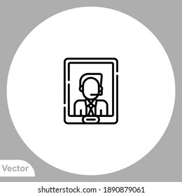 Tablet icon sign vector,Symbol, logo illustration for web and mobile