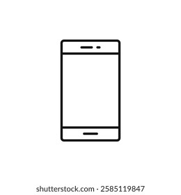 Tablet icon. simple thin line vector icon