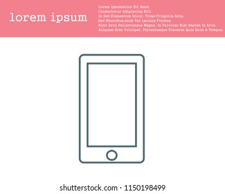 Tablet Icon, Smartphone Icon Vector