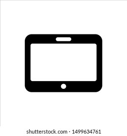 tablet icon. Symbol of Gadget or Device with trendy flat line style icon for web site design, logo, app, UI isolated on white background. vector illustration eps 10