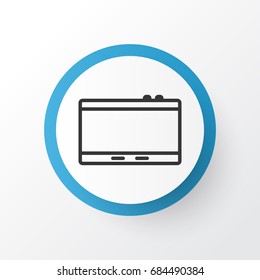 Tablet Icon Symbol. Premium Quality Isolated Gadget Element In Trendy Style.