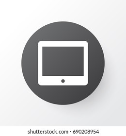 Tablet Icon Symbol. Premium Quality Isolated Palmtop Element In Trendy Style.