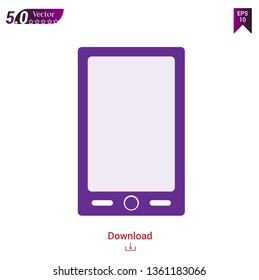 tablet icon symbol vector illustration on white background