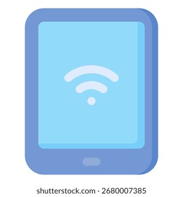 Símbolo de icono de tableta. Ilustración vectorial.