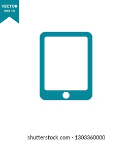 tablet icon in trendy flat design 