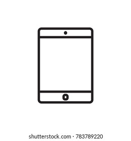 tablet icon vector