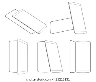 tablet icon vector eps10 illustration picture flat web art drawing jpg