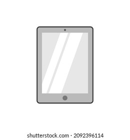 Tablet icon vector illustration isolated on white background