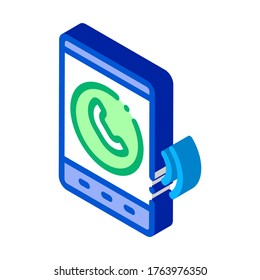 Tablet Icon Vector. Isometric Tablet sign. color isolated symbol illustration