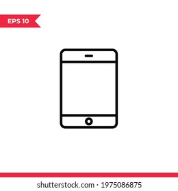 Tablet icon vector. Tablet sign