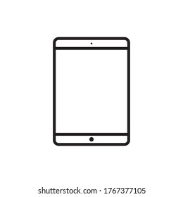 Vector de icono de Tablet PC. Signo de Smartphone