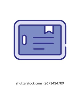 Icono de tableta Vector ilustración de stock