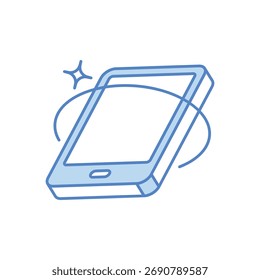 Ilustração de estoque de vetor de ícone de mesa digitalizadora