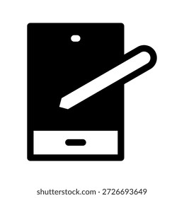 Ilustración de diseño de símbolo de Vector de icono de tableta