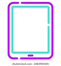 Tablet icon for web, app, infographic, etc