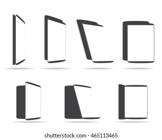 Tablet icons vector illustration