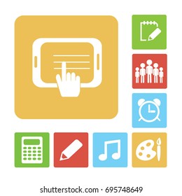 Tablet Illustration. Flat Vector Icon