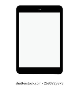 Diseñador de Vector de ilustración de tableta con fondo blanco